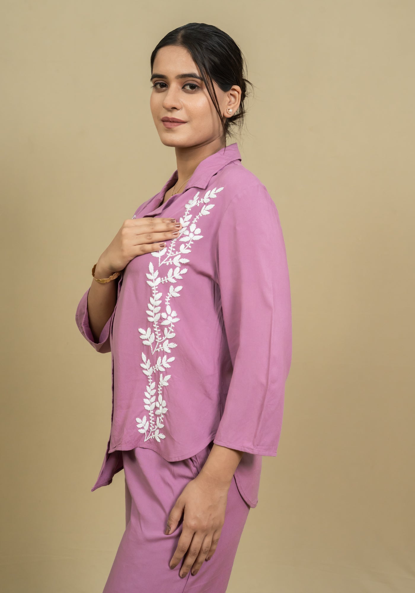 Coord Set – Offset Shirt