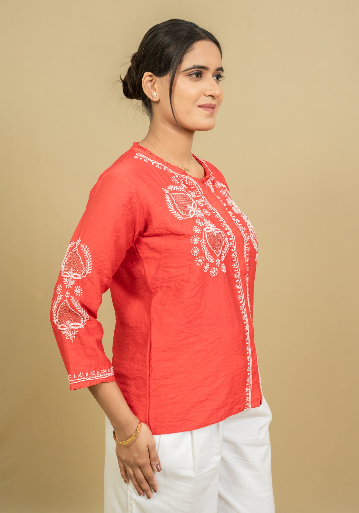 Top – Chanderi