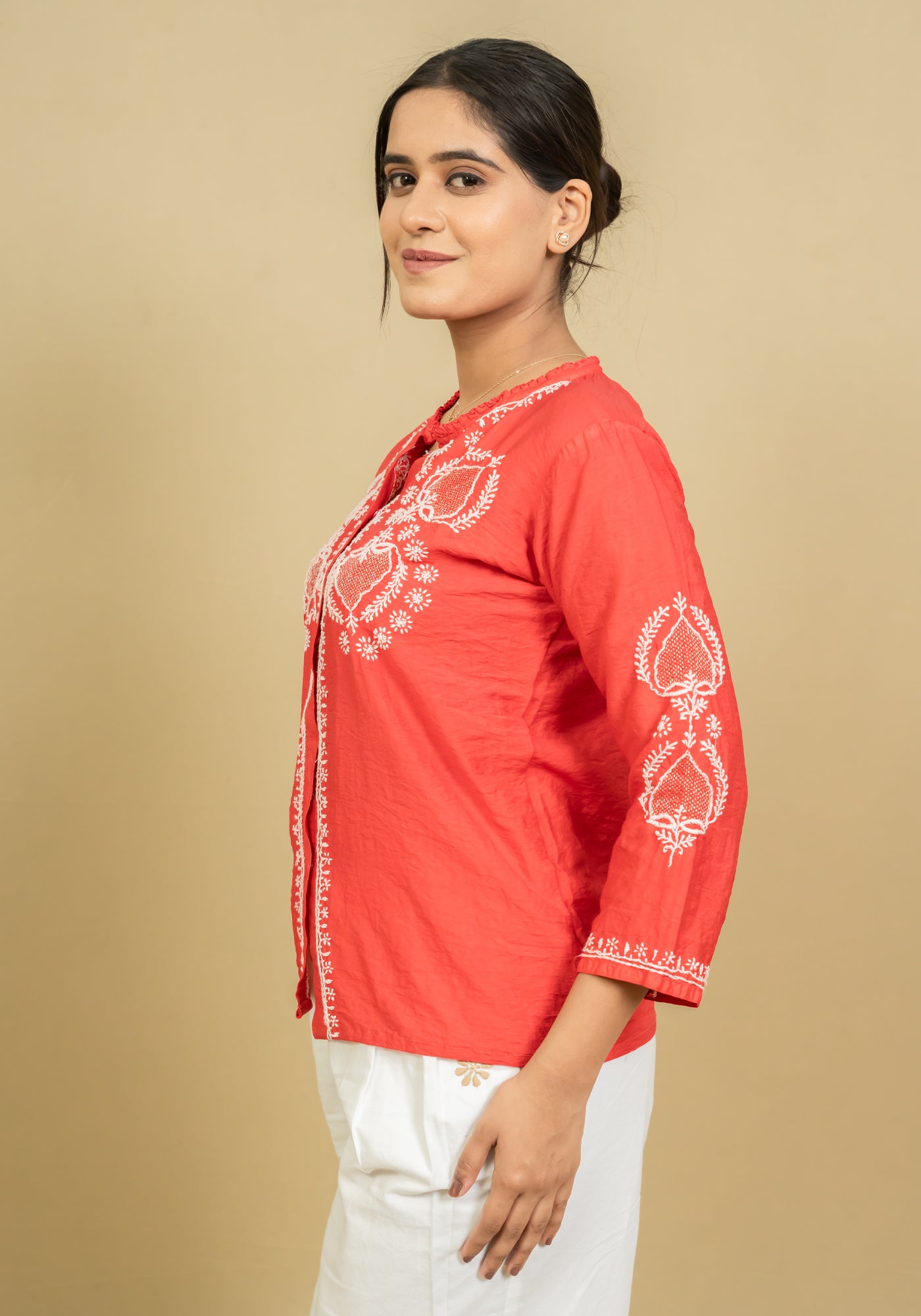 Top – Chanderi