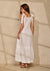 Pocket Maxi Tie-up Cotton Chikankari Dress