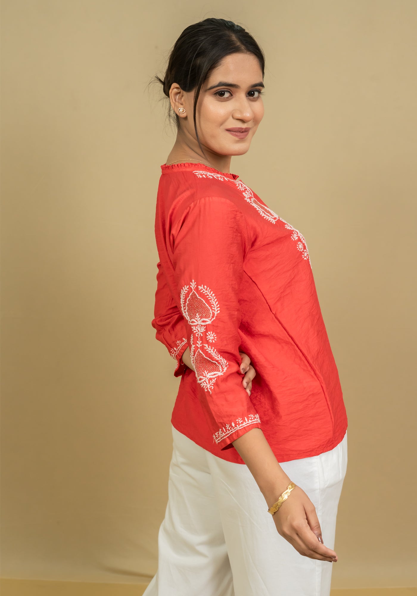 Top – Chanderi