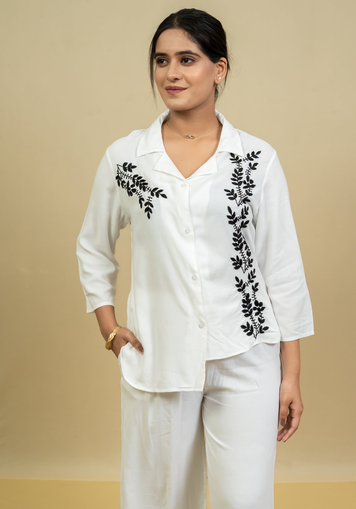 Coord Set – Offset Shirt